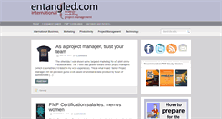 Desktop Screenshot of entangled.com